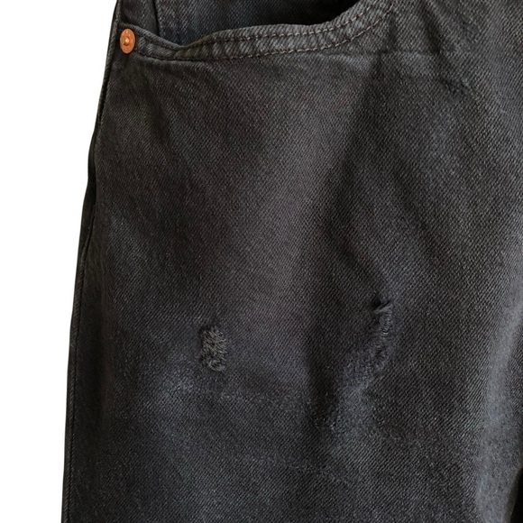 Levi’s Wedgie Straight Size 27 Black Denim Jeans - Picture 12 of 16